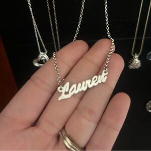Silver Name Necklace